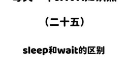 java sleep wait 区别