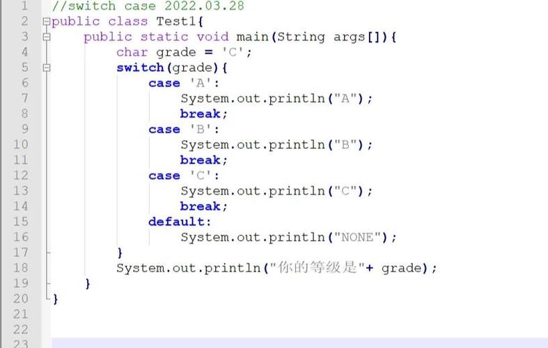 switch case语句 java-图1 switch case语句 java-图1