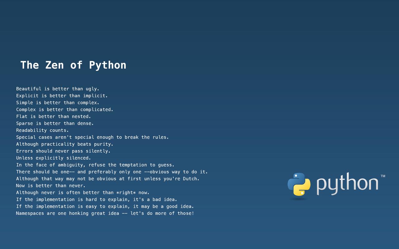 怎么在python打出python之禪-图2 怎么在python打出python之禪-图2