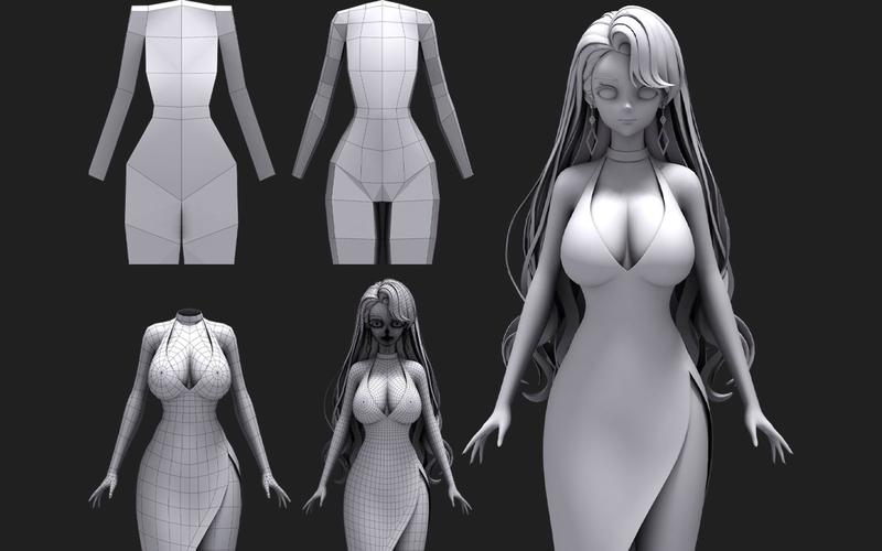 3dmax女性人体建模怎么学？-图2
