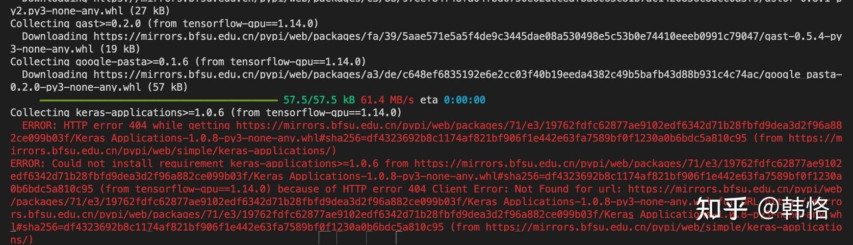 Python安装TensorFlow总报错?-图1 Python安装TensorFlow总报错?-图1